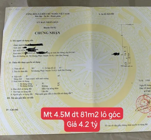 Cực hiếm! Lô đất full thổ cư mặt QL391 – Giá rẻ hơn thị trường 700tr!