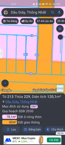Lô đất mặt tiền KCN Xuân Quế