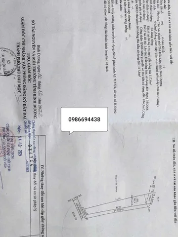 Bán đất 2290.6m² giá 6.5 tỷ Phường Phú An có thể làm nhà vườn nghỉ mát, giá còn thương lượng.