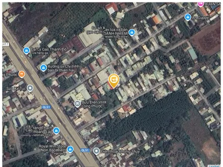 Bán đất 82.6m² ngang 5m giá 1.25 tỷ Xã Long Phước
