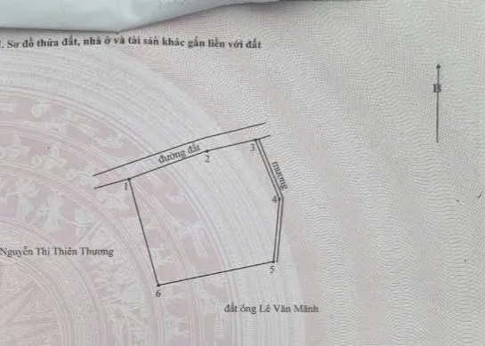 Bán đất 3417m² ngang 90m giá 1 tỷ Xã Hàm Thuận Bắc