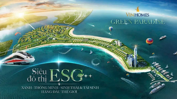Vinhomes Green Paradise, sở hữu căn góc 2 mặt thoáng DT 166.6m² giá 25.x tỷ