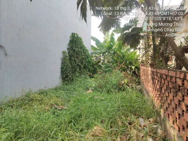 Bán đất 51.2m² ngang 4,19m giá 750 triệu Phường Châu Đốc