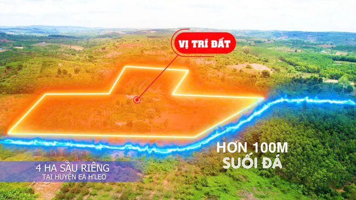 Bán đất 33000m² ngang 200m giá 10 tỷ Xã Ea Khăl