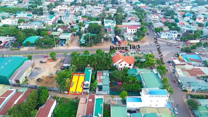 Bán đất 123.6m² giá 2.79 tỷ Phường Buôn Ma Thuột