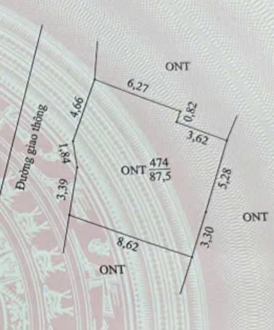 Bán đất 88,7m² ngang 9m giá 2.5 tỷ Phường Việt Trì