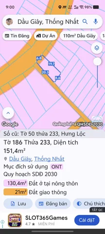 Nền gốc 2m tiền 6,8m dài 20m (nở hậu 8,6m) sổ riêng full thổ cư