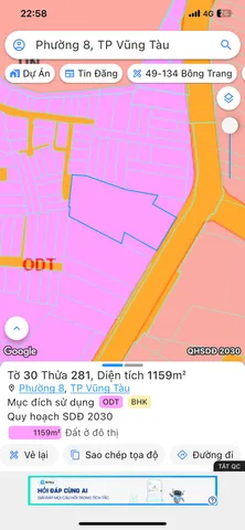 Bán đất 194m² giá 13 tỷ Phường Phước Thắng