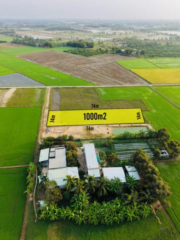 450tr (1000m2 đất lập vườn) bao sang tên, đất cách TP. HCM chi 38km
