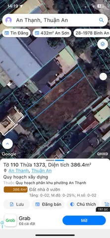 Bán đất 870m² giá 15.23 tỷ Phường Thuận An