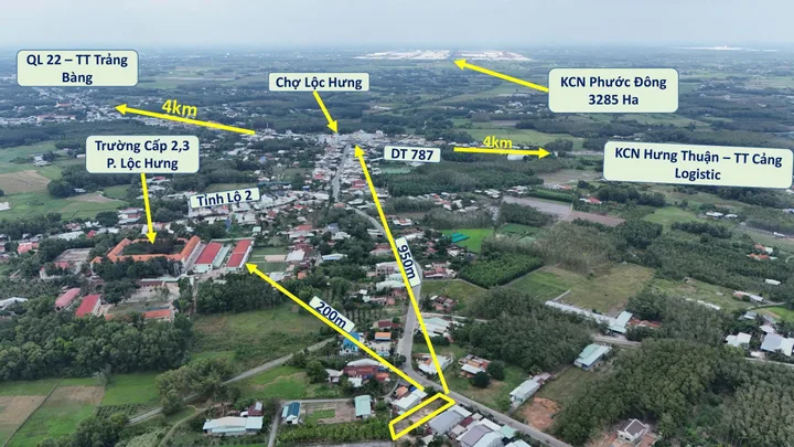 Bán đất 270m², mặt tiền nhựa kinh doanh 12m ngang 5m giá 1.37 tỷ