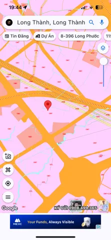 Bán đất 60000m² ngang 420m giá 390 tỷ Xã Long Thành