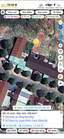 Bán đất 100m² ngang 5m giá 1.15 tỷ Xã Phước An