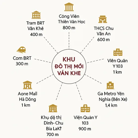 Liền kề khu đô thị mới Văn Khê – La Khê, Hà Đông | 140m² | 5 tầng | Full nội thất | Giá 41 tỷ