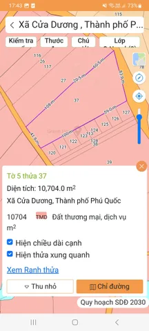 Chính chủ cần bán đất thuộc mặt tiền thổ cư
 - Ấp Suối Cát- xã Cửa Dương, Đặc khu Phú Quốc
