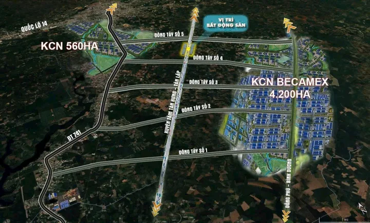 Bán đất 200m² ngang 5m giá 590 triệu Xã Tân Lợi