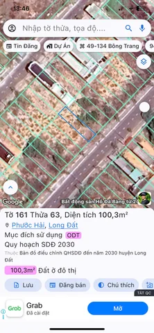 Bán đất 100.3m² giá 3.35 tỷ Xã Phước Hải