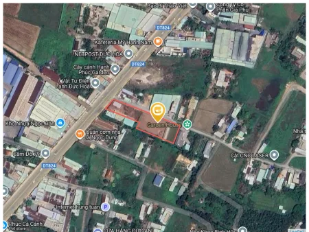 Bán đất 2631.9m² ngang 5m giá 1.75 tỷ Xã Mỹ Hạnh