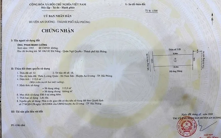💥💥💥Đất tuyến 2 trục thôn Lương Quán - CC Lương Quán, Nam Sơn - 112m - 3,36 tỷ
