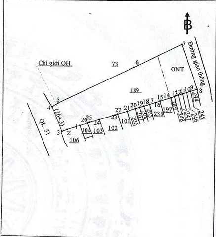SIÊU VỊ TRÍ – 2 MẶT TIỀN QUỐC LỘ 51 – ĐỐI DIỆN BÒ SỮA LONG THÀNH – NGANG 35M – 7.795M² (1.500M² THỔ CƯ) – GIÁ CHỈ 88,6 TỶ = 11,36 TRIỆU/M²