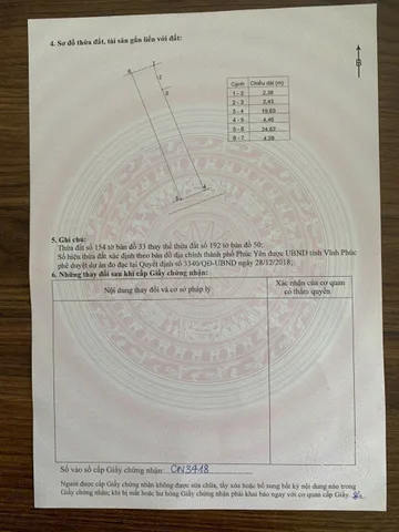 Bán đất 104m² ngang 4.46m giá 1.6 tỷ Phường Xuân Hòa
