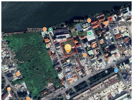 Bán đất 2682m² ngang 97m giá 260 tỷ Phường Bình Quới
