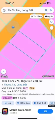 BÁN LỖ 300Tr LÔ ĐẸP 233m2 NGANG 10 SẴN 100m THỔ CƯ - CÁCH BIỂN 3km - SỔ RIÊNG