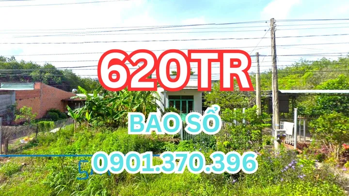 🏡 Bán rẻ lô đất thổ cư (5x49,8=249m²) giá 620 triệu Xã Tân Quan – Hớn Quản, Bình Phước