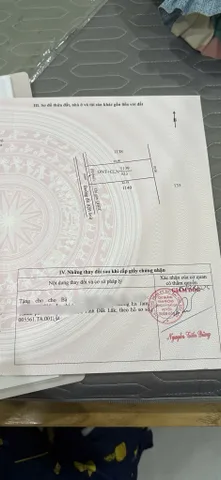 Bán đất 322.5m² giá 715 triệu Xã Ea Nuôl