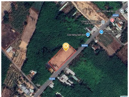 Bán đất 4342.9m² ngang 103m giá 11.2 tỷ Phường Chánh Phú Hòa