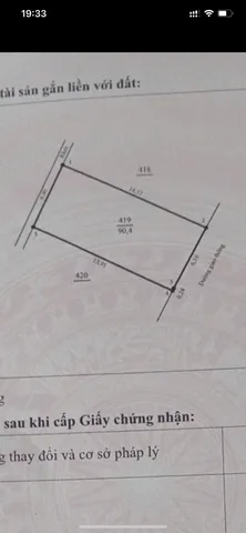 Bán đất 90,4m² ngang 6,16m giá 3.38 tỷ Phường Thanh Miếu