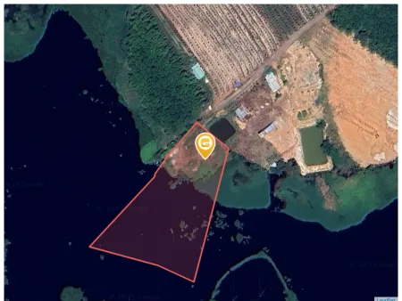 Bán đất 3683m² ngang 38m giá 600 triệu Xã Nha Bích