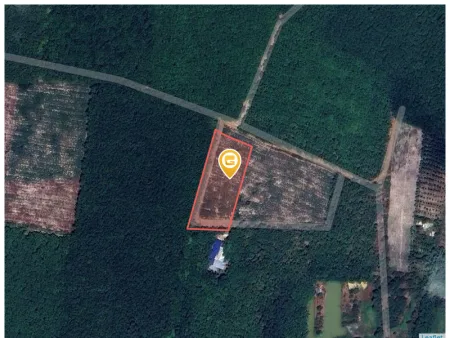 Bán đất 1043.8m² ngang 36m giá 458 triệu Xã Nha Bích