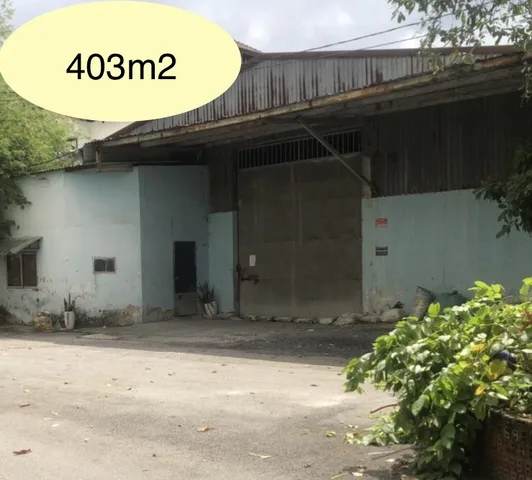 Kho xưởng đường xe container 403m2 ngã tư Ga Quận 12
