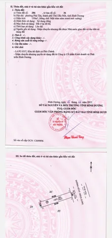 Bán đất Phú Tân  150m² ngang 5m giá 2.75 tỷ Phường Bình Dương