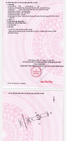 Bán đất 150m² ngang 5m giá 2.75 tỷ Phường Bình Dương