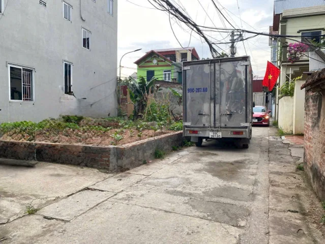 Bán đất thổ cư 43m² lô góc, đường thông ô tô tải đậu cửa tại Mộc Hoàn, Vân Côn