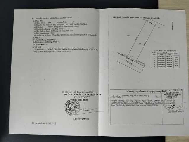 Bán đất 500m² ngang 11m giá 8 tỷ có 72m thổ cư Xã An Nhơn Tây