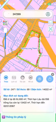 Bán đất 14021.9m² ngang 120m giá 210 tỷ Xã Long Thành