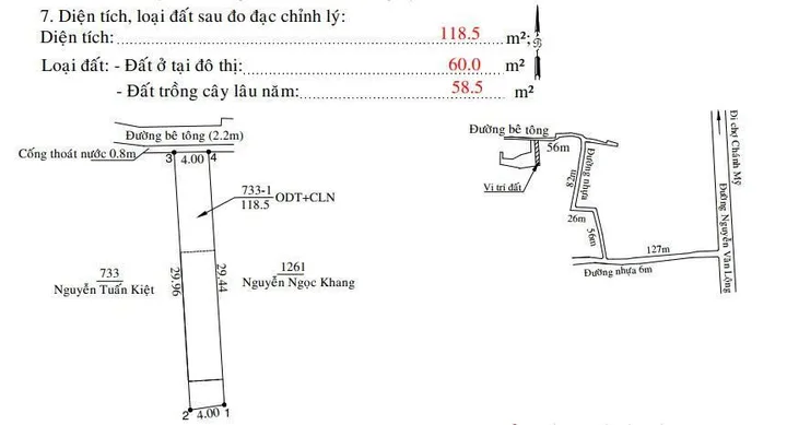 CHÍNH CHỦ CẦN BÁN LÔ ĐẤT NỀN-118,5m2 
(Liên hệ: 0937237092 gặp Kiệt dẫn đi xem đất)