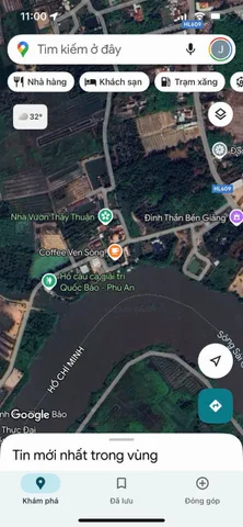 Bán đất phú an, bến cát view sông sài gòn 14x50, 800 m2 có 200 m2 thổ cư giá 5ty2