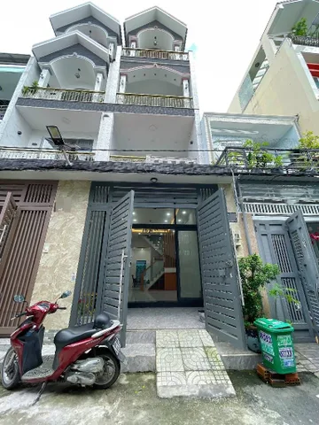 Bán nhà 4 Tầng - Hẻm 8m Thông, DT: 68m² ngang 4m giá 5.75 tỷ Phường Bình Tân