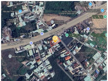 Bán đất 834.3m² ngang 18.6m giá 6.5 tỷ Phường Phước Tân