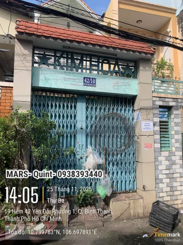 BÁN NHÀ HẺM 42 NGUYỄN THÁI HỌC – BÌNH THẠNH, HẺM Ô TÔ NÉ NHAU.