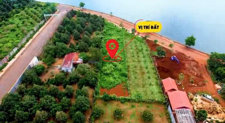 Bán đất view Hồ Phú Lộc 1046.4m² ngang 15m giá 6.75 tỷ Xã Krông Năng ( Bán trong 10 ngày)