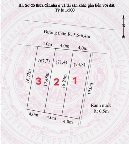 Bán 73.8 m Hợp Thành  đường nhựa thông các ngả . L/h:076.231.9990 e Thúy