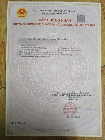 Bán 65 m Hoa Động gần ngay  Dojji đang khởi công . Đường rộng 6 m thông.l/h:076.231.9990 e Thúy