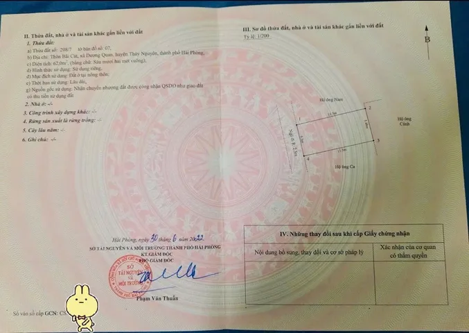 Bán 62 m Dương Quan gần chợ trường học đi lại thuận tiện . L/h:076.231.9990 e Thuý