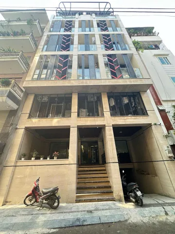 BÁN TÒA NHÀ CCMN MẶT ĐƯỜNG 800A CẦU GIẤY 220M2 - 10 TẦNG. THANG MÁY.