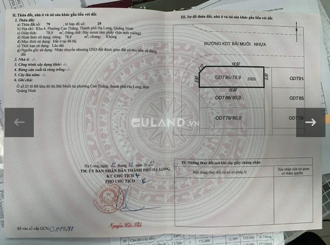 Bán ô Góc khu đô thị Bãi muối A8,Cao Thắng,Hạ Long